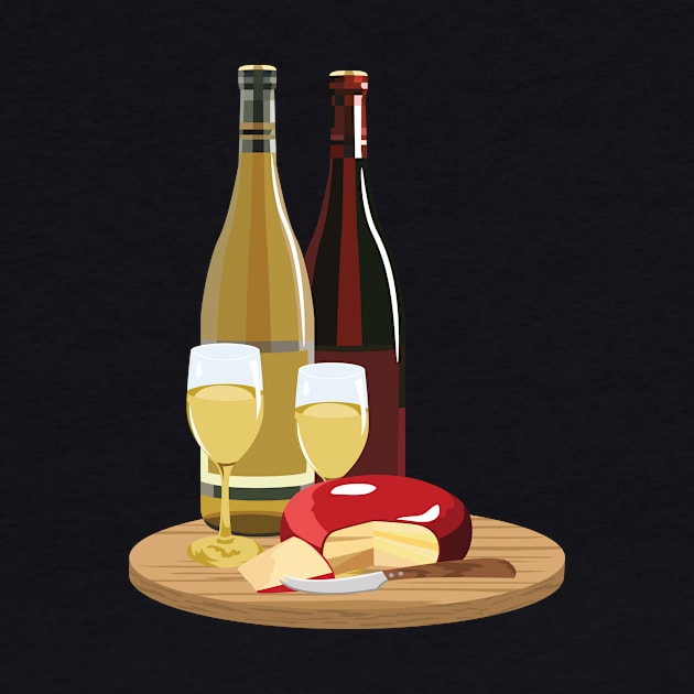 Wine and Cheese by SWON Design